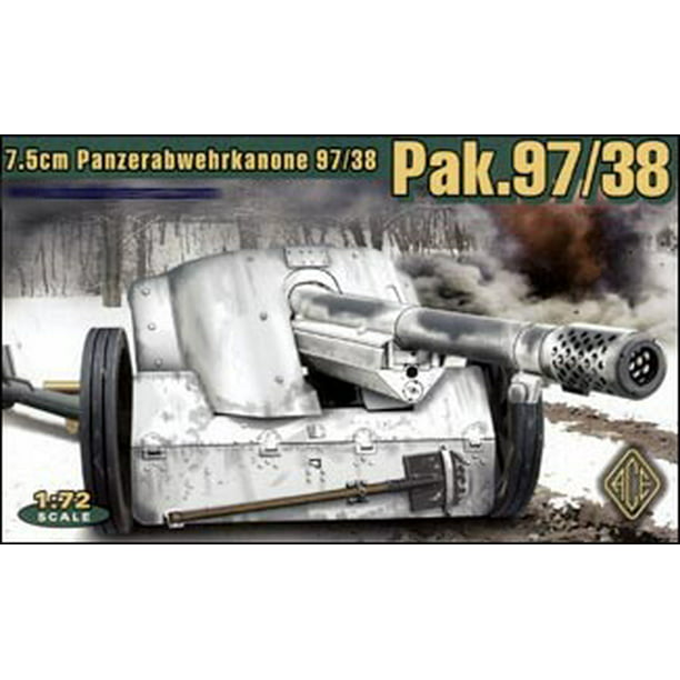1/72 Allemand 7.5cm Pak 97/38 WWII Gun