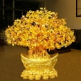 thumbnail image 3 of DOLITY Crystal And Resin Tree, Feng Shui Money Tree Bonsai Tree, Decoration for Large, 3 of 9