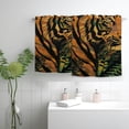 thumbnail image 2 of Nawy Tiger Stripes Jungle Kitchen Towels - Set of 2, Absorbent Hand Towels for Kitchens, Bathrooms, Showers 27.5*16in, 2 of 6