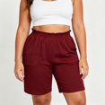 thumbnail image 4 of Women's Casual Summer Shorts High Waisted Elastic Drawstring Lounge Sweatshorts with Large Pockets Flattering Activewear for Workout Running Gym and Everyday Comfort Wear, 4 of 6