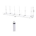 thumbnail image 2 of Adjustable Dog Agility Training Obstacle Set with Weaves Poles and Storage Bag for Pet Dogs Outdoor Games Exercise White, 2 of 7