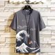 thumbnail image 2 of Camiseta de hombre de gran tamaño con estampado de anime divertido Camiseta de algodón de hip-hop O-cuello de verano Camisetas causales masculinas japonesas 5xl Camisetas sueltas de modaBlackAsian L, 2 of 3