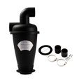 thumbnail image 1 of Abbracc Cyclone Dust Collector 50mm Cyclone Separator Collector for Sand Woodworking Black, 1 of 8