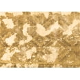 thumbnail image 1 of Ahgly Company Indoor Rectangle Abstract Brown Modern Area Rugs, 2' x 5', 1 of 4