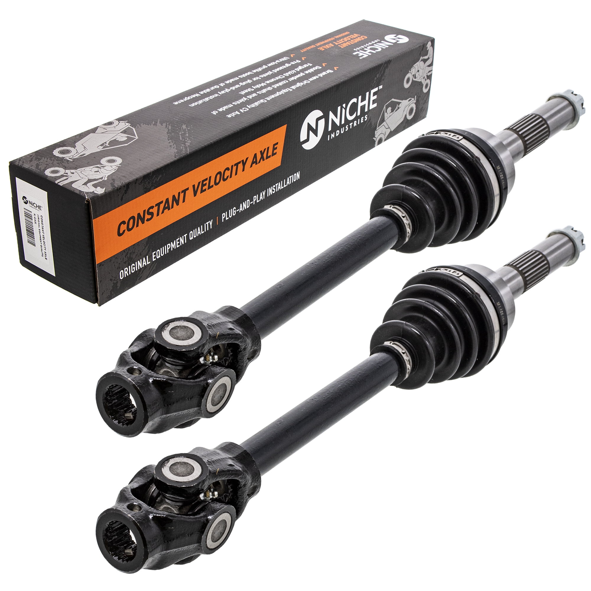 NICHE Front CV Axle Drive Shaft For Polaris RZR 570 & 800 – 2 Pack, Replaces OEM 1332440