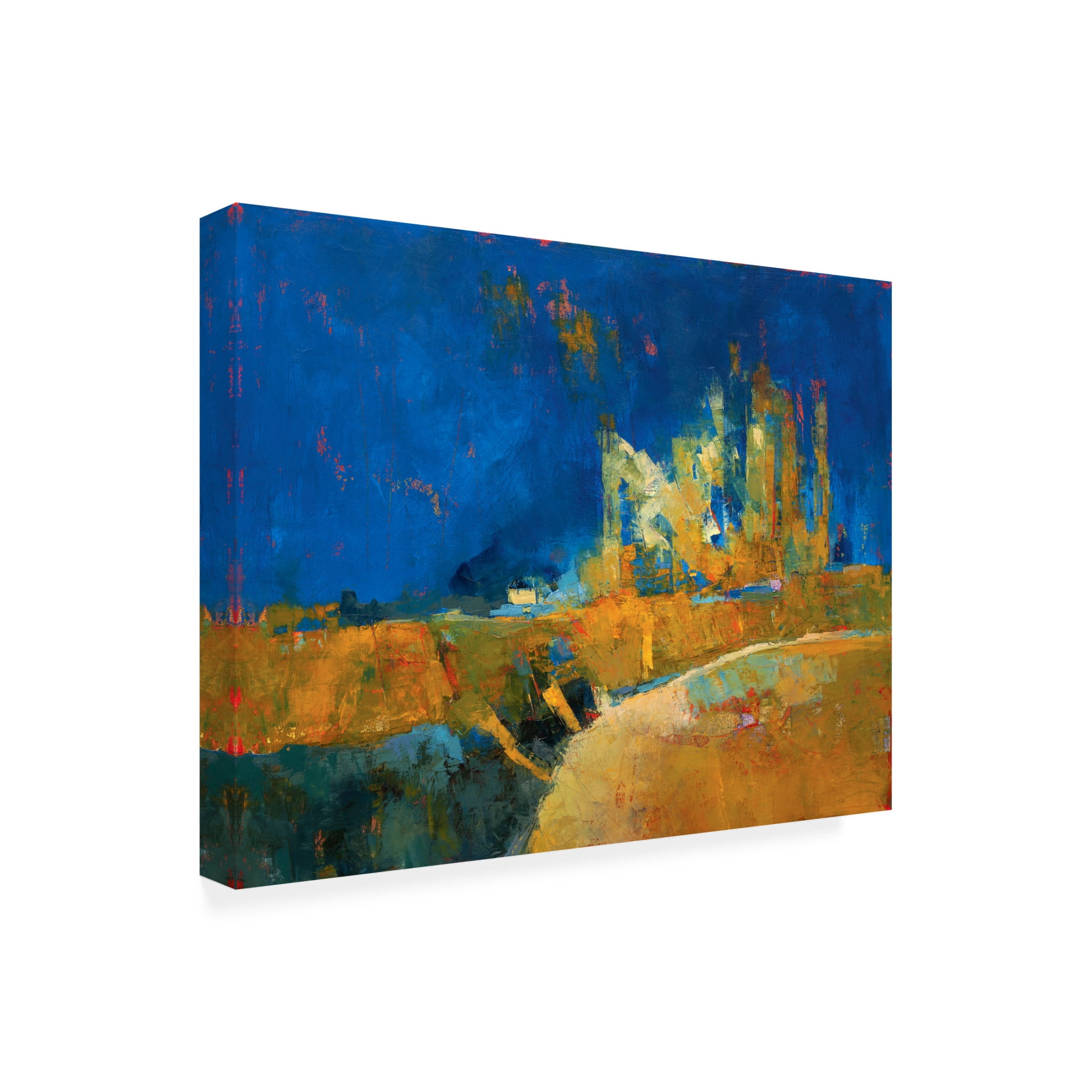 Canvas Wall Art - Patrick Dennis 'Caskey 2' Wall Art for Living Room, Bedroom, or Office Décor by Trademark Fine Art - 24 x 18 Inches