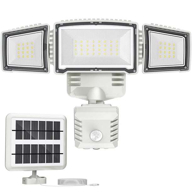 Wosthever Luces de pared alimentadas por energía solar para exteriores, patio, jardín, patio trasero, camino, lámpara recargable automática, accesorio Iluminación y accesorios Sin controlador Wosthever HA073293-01