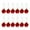 Red, variant on 12 Pcs Of Christmas Ball Ornaments Shatterproof Christmas Decorations Christmas Tree Wedding Party Decorations Ball, 3cm