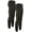 Black/Black, variant on 2 Pack Men's thermal compression pants, Athletic sports Leggings (Large, Black/Black)