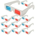 thumbnail image 4 of 10 Pcs Lunettes Style 3D Lunettes de Film 3D Lunettes de Visionnement 3D Lunettes 3D Rouges et Bleues, 4 of 8