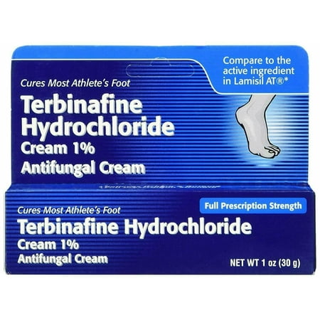 Taro Terbinafine Hydrochloride Foot Antifungal Cream 1%, 1.0oz, 6-Pack