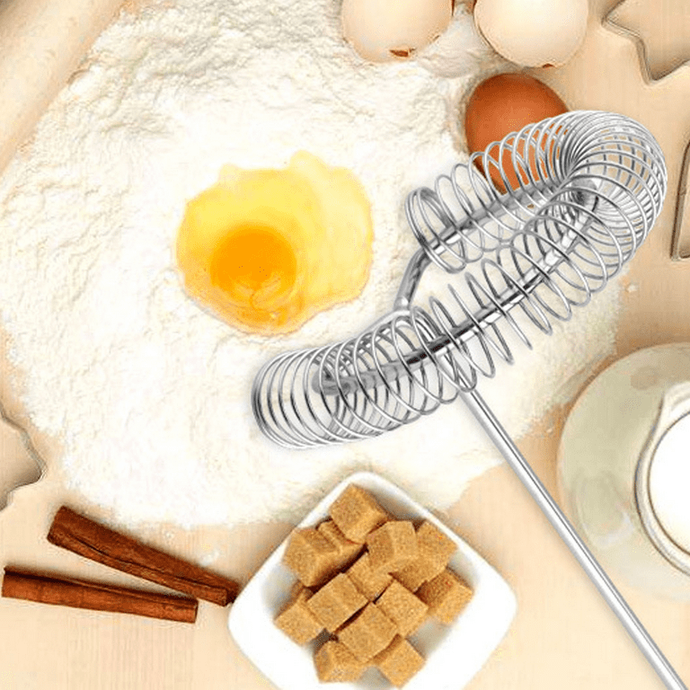  TAFOND Kitchen Balloon Whisk, Stainless Steel Spring Egg Beater  Milk Whipper for Blending, Whisking, Beating, or Stirring: Home & Kitchen