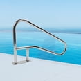 thumbnail image 1 of Riel De Escalera Para Piscina, Pasamanos De Piscina Resistencia Al Deslizamiento Fácil Instalación Placa Base De Metal Estable Acero Inoxidable 304 Para Piscina Para, 1 of 7