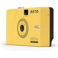 thumbnail image 2 of RETO Ultra Wide and Slim 35mm Reusable Daylight Film Camera - 22mm Wide Lens, Focus Free, Light Weight, Easy to Use (Muddy Yellow), 2 of 8