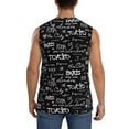 thumbnail image 4 of Haiem Men's Travel The World Print Tank Tops Summer Sleeveless Cut Off Workout T-Shirts Fitness Vest Athletic Undershirts-X-Large, 4 of 8
