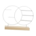 thumbnail image 2 of KLKCMS Earrings Display Stand Showcase Earring Holder for Ear Studs Dangle Earrings White, 2 of 9