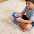 thumbnail image 3 of Jellyfish Shape Squeeze Ball Colorful Silicone Sensory Bead Filled Hand Grip Decompression Pinch Knead Slow Recovery Stretch Tentacles, 1 Count, 3 of 7