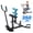 Black & Blue, variant on MERACH Deep Squat Machine with Handle, Adjustable Squat Assist Trainer for Home Gym, Hold up to 350lbs