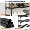 thumbnail image 5 of 5 Tiers Shoe Rack,Shoe Organizer Storage 31.5" Vertical Shoe Shelf Shoe Rack Organizer for Entryway, Closet, Garage, Bedroom,Cloakroom, 5 of 7