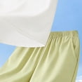 thumbnail image 6 of KPOPLK Toddler Boys Summer Active Clothes Athletic Short Sleeve Shirt Quick Dry Mesh Shorts Set Kids Sports Outfit 3-15T Size 9-10 Years,Green, 6 of 6