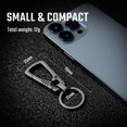 thumbnail image 4 of Titanium Carabiner Keychain Clip Quick Release EDC Key Holder Organizer with Key Ring Lightweight Durable Key Clip for Everyday Carry, 4 of 6