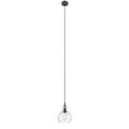 thumbnail image 3 of Transitional 1 Light 7.5" Mini Ceiling Pendant with Glass Downlight, Bronze, 3 of 4