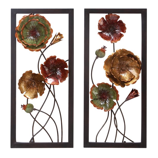 Metal Wall Decor Comes In A Set Of Two