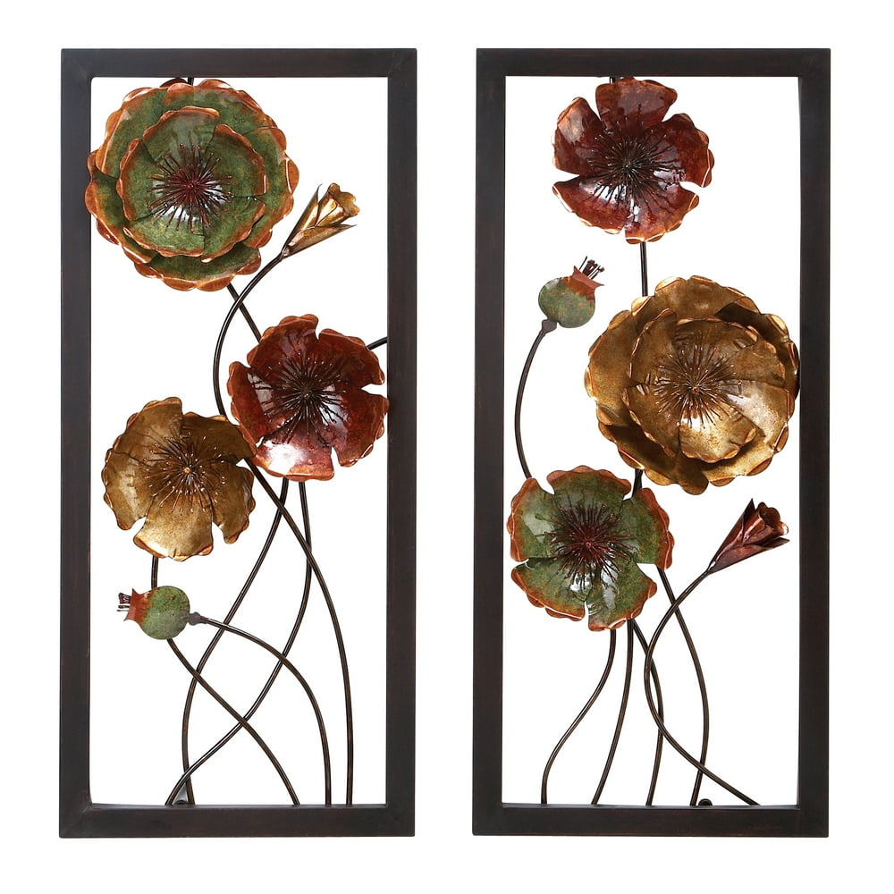 Metal Wall Decor Comes In A Set Of Two