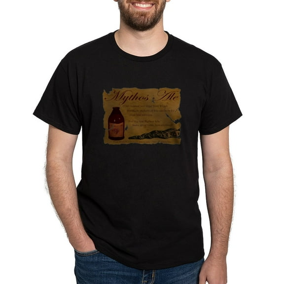 CafePress - Olde Mythos Ale Black T Shirt - Men's Classic Graphic Cotton T-Shirt