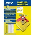 thumbnail image 2 of Lona Polietileno SURTEK LEM3X3R Roja 3 X 3m, 2 of 3