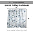 thumbnail image 7 of Creative Products Watercolor Leaves 1 71x74 Shower Curtain, 7 of 7