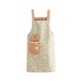 thumbnail image 2 of Delantal Exquisito Matsuzay con Bolsillo de Conejo Cocina y Comedor Banda Trasera Verde, 2 of 6