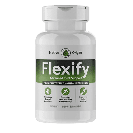 FLEXIFY – Most Complete Natural Non-GMO Joint Pain Relief Supplement - with Glucosamine, Chondroitin Turmeric MSM Boswellia D3 & Ginger