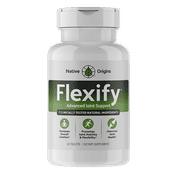 FLEXIFY – Most Complete Natural Non-GMO Joint Pain Relief Supplement - with Glucosamine, Chondroitin Turmeric MSM Boswellia D3 & Ginger Root