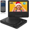 thumbnail image 1 of Reproductor de DVD portátil HotAt, 9,5 pulgadas, 7,5 pulgadas, HD, giratorio, Bluetooth, 1 of 8