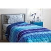 your zone quilted coverlet, blue tie-dye