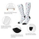 thumbnail image 3 of Fotbe Dinosaur Calcetas Divertidas Estampadas para Hombre y Mujer, Calcetas de Algodón hasta la Rodilla para Caminar, Correr, Enfermería y Embarazo, 3 of 6