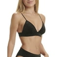 thumbnail image 5 of No Boundaries Juniors Velvet Triangle Bralette, 5 of 6