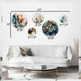 thumbnail image 4 of Designart "Boho Dance Captivating II" Abstract Metal Wall Art Set of 5 Piece, 4 of 5