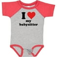 thumbnail image 3 of Inktastic I Heart My Babysitter Boys or Girls Baby Bodysuit, 3 of 5