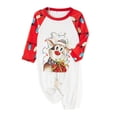 thumbnail image 3 of DuAnyozu Matching Pajamas Set for Family Fleece Christmas Sleepwear Zipper Jumpsuit, 3 of 9