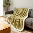 thumbnail image 4 of Yannianjz under $5 Fleece Throw Blanket, Double Layer Teddy Bear Blanket, Plush Faux Fur Couch Bed Throw, Soft Warm Home Decor Blanket, Cozy Living Room Nap Blanket,KidsAdult Cuddly Throw Blanket, 4 of 6