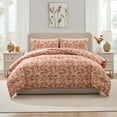 thumbnail image 3 of LammaLoe Full Size Comforter Set, 7 Piece Biomorphic Bed in a Bag Full, Bedding Comforter Set with Sheets, Modern Bed Set, Clay, 3 of 6