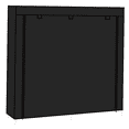 thumbnail image 6 of Tcbosik 7-Tier Shoe Rack with Non-Woven Fabric Cover, Portable Shoe Storage Organizer for Hallway, Entryway, Easy Assembly, Black, 6 of 9