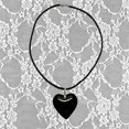 thumbnail image 3 of Collier Punk Mode Grand Pendentif Cœur Coloré pour Femmes Filles, 3 of 5
