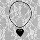 thumbnail image 3 of Collar Punk de moda, collares con colgante de corazón de amor grandes y coloridos para mujeres y niñas, 3 of 5