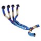 thumbnail image 3 of Cabezal De Escape, Tubo De Escape De Motocicleta A Prueba De Herrumbre De Acero Inoxidable Reemplazo Azul De Alta Resistencia Resistente Al Calor Para Z1000 2010-2018 Para ANGGREK JEQC12, 3 of 8