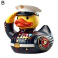 thumbnail image 1 of Resin Crafts Officer Duck Creative Home Decoration Veteran Tribute Duck, 1 of 7