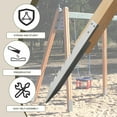 thumbnail image 3 of 4pcs Fence Post Anchor Ground Spike Wooden Post Anchor Ground Spike Swing Fixings,Galvanized,Windproof, 3 of 6