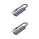 thumbnail image 3 of Methold 4 en 1 USB Hub USB2.0 USB3.0 Universal Splitter Dock Adaptador de viaje de aleación de aluminio Estación de acoplamiento para Tablet Type1 NO1, 3 of 6